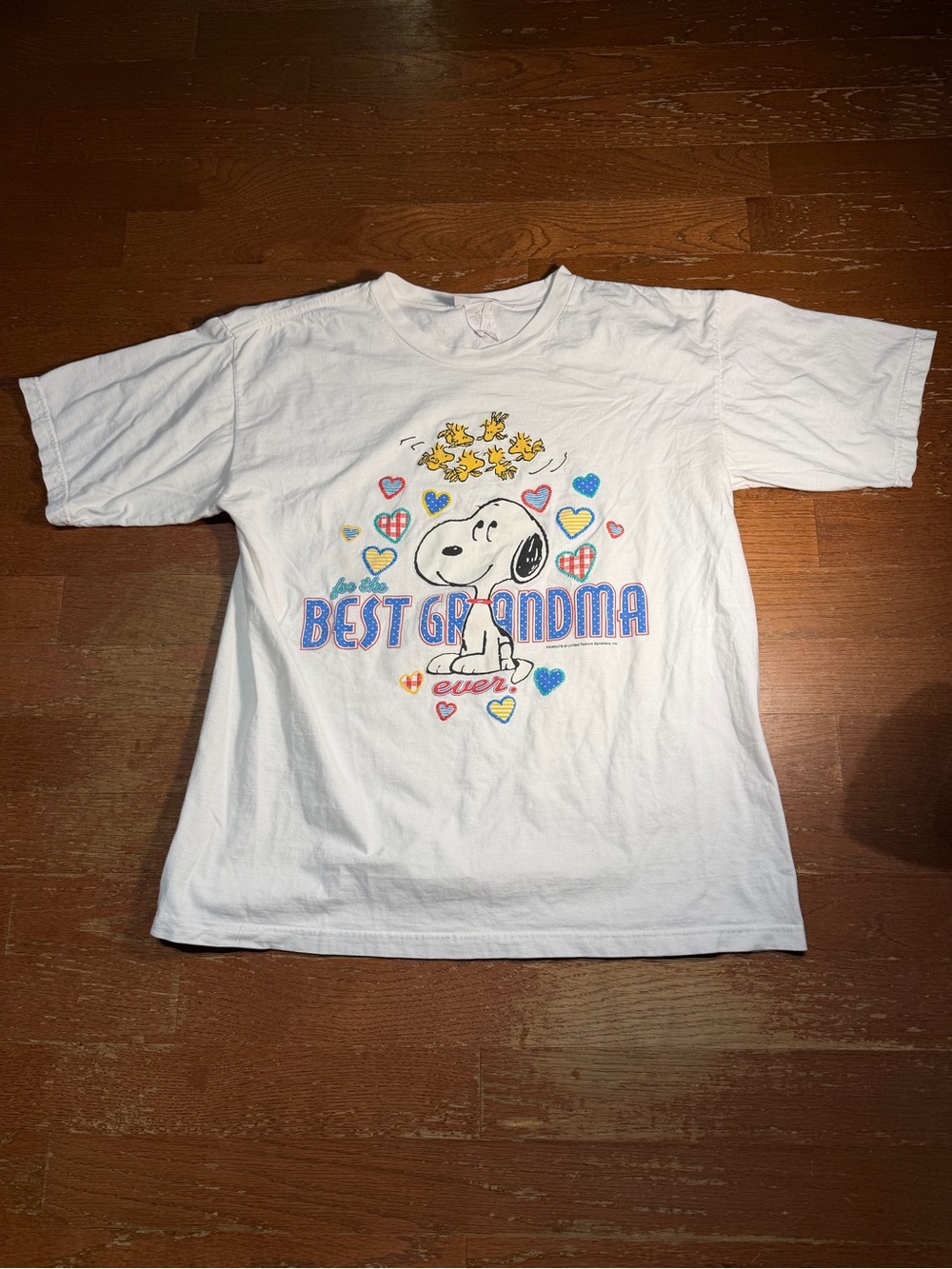 90s Vintage Snoopy for the Best Grandma Ever Graphic Tee